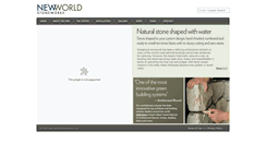 Desktop Screenshot of newworldstoneworks.com